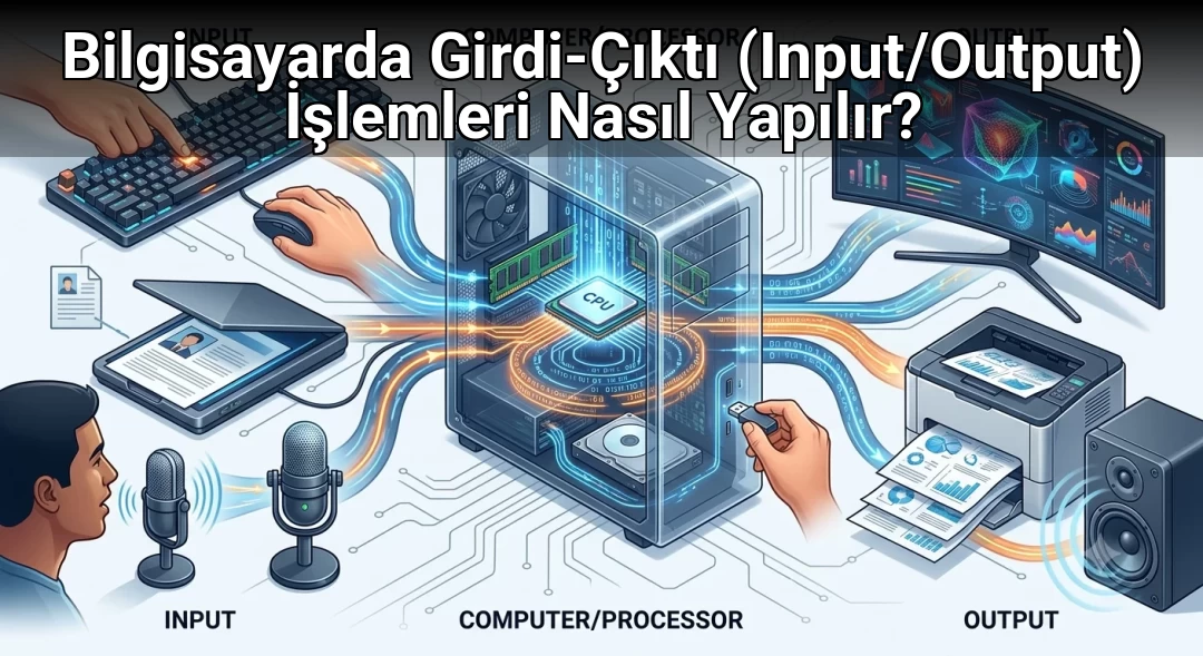 Bilgisayarda Girdi-Çıktı (Input/Output) İşlemleri Nasıl Yapılır?